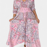 Dunya Vestido Verano Colección Exclusiva Escote En V