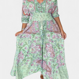 Dunya Vestido Verano Colección Exclusiva Escote En V