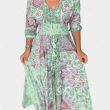 Dunya Vestido Verano Colección Exclusiva Escote En V