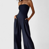 Llona Mono Elegante Sin Mangas Sastrería Refinada Exclusiva