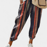 Mela Pantalones de Lino Tiro Alto Colección Exclusiva