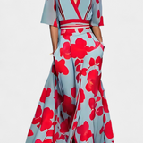 Daphne Vestido Envoltura Floral Colección Atemporal