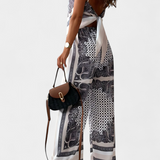 Leonie Conjunto Paisley Con Tiras de Verano Exclusivo