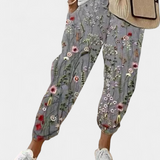 Mela Pantalones de Lino Tiro Alto Colección Exclusiva
