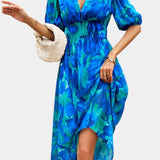 Georgina Vestido Midi Floral Escote En V Colección Privada