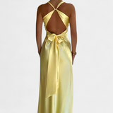 Dolores Vestido Drapé Cintura Torcida Escote V Exclusivo
