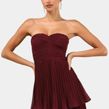 June Vestido De Volantes Colección Exclusiva Escote Corazón