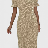 Joana Vestido Midi Floral Colección Exclusiva Escote V