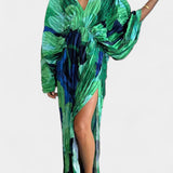 Recca Vestido Maxi Plisado de Colección Privada Edición