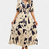 Georgina Vestido Midi Floral Escote En V Colección Privada