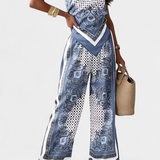 Leonie Conjunto Paisley Con Tiras de Verano Exclusivo