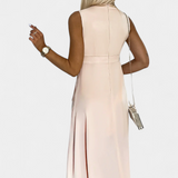 Jivka Vestido Midi Envolvente Colección Exclusiva Elegante