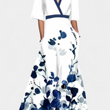 Daphne Vestido Envoltura Floral Colección Atemporal