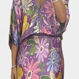 Shae Conjunto Blusa y Falda Cola de Pez Floral Exclusivo