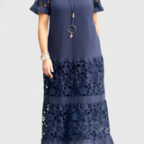 Marquise Vestido Midi Cubridor Con Drapeado Exclusivo