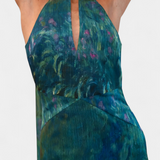Moana Vestido de Chiffon Estampado Monet Colección Privada