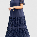 Marquise Vestido Midi Cubridor Con Drapeado Exclusivo