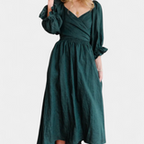 Petra Vestido Colección Exclusivo Niveles Cuerpo Fruncido