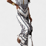 Leonie Conjunto Paisley Con Tiras de Verano Exclusivo