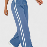 Ariana Pantalón Deportivo Nylon Premium Franjas Exclusivas