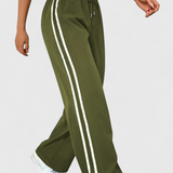 Ariana Pantalón Deportivo Nylon Premium Franjas Exclusivas