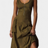 Katana Vestido Midi Colección Burbuja Corsé Exclusivo