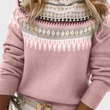 Gemma Jersey Texturizado de Cuello Redondo Edición Premium