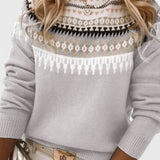 Gemma Jersey Texturizado de Cuello Redondo Edición Premium