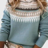Gemma Jersey Texturizado de Cuello Redondo Edición Premium