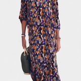 Teodora Vestido Vintage Exclusivo Con Escote En V