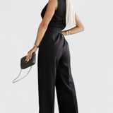 Montserrat Mono Elegante Seda Lazo Con Caída Exclusivo