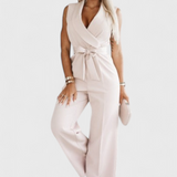 Montserrat Mono Elegante Seda Lazo Con Caída Exclusivo