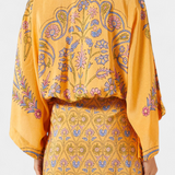 Candela Vestido Boho Floral Escote Cruzado Exclusivo