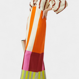 Alison Vestido Lino Escote V Mangas Abullonadas Edicion