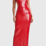 Ariana Maxi Bodycon Vestido Seda Kendra Colección Exclusiva
