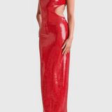 Ariana Maxi Bodycon Vestido Seda Kendra Colección Exclusiva