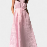 Rosetta Vestido A Línea Colección Rosetta Lazo Exclusivo