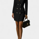 Heidi Vestido Blazer Doble Botonadura Tela Premium Edicion