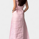 Rosetta Vestido A Línea Colección Rosetta Lazo Exclusivo