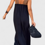 Edith Vestido Cuello Cruzado Descubierta Colección Exclusiva