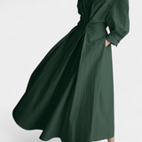 Miriam Vestido Maxi Manga Larga Tejido Premium Limitada