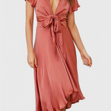 Franzi Vestido Elegante Con Escote En V Colección Vintage