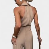 Sibyl Conjunto Elegante Dos Piezas Halter Exclusivo
