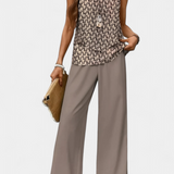 Martina Conjunto Boho Elegante Edición Pantalón Recto