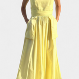 Dezi Vestido Largo Sin Tirantes Cordones Laterales Limitado