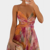 Ingrid Vestido Maxi Floral Con Escote En V Exclusivo