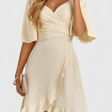 Dosha Vestido Mini Fruncido Elegante Colección Luxe