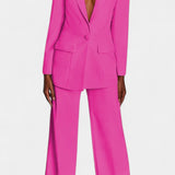 Marnie Conjunto a Medida Blazer y Pantalones de Pierna Ancha