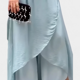 Maravilla Conjunto Fluido Top VIP Holgado Falda Asimétrica