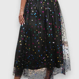 Claudia Hosencollection Falda Plisada Exclusiva Lunares